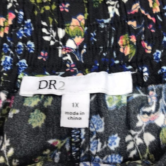Dr2 Daniel Rainn Floral Print Crop Pants Plus Size - Picture 7 of 11